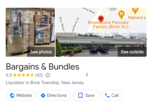 Bargains & Bundles Liquidator in Brick Township