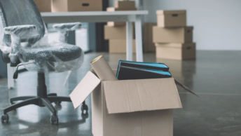 Box of Office Supplies
